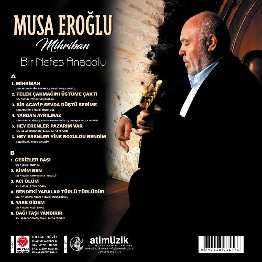 Musa Eroğlu - Mihriban / Bir Nefes Anadolu (Plak) - Görsel 2