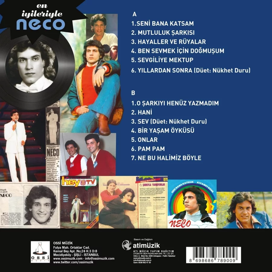 Neco - Seni Bana Katsam / En iyileriyle (Plak) - Görsel 2