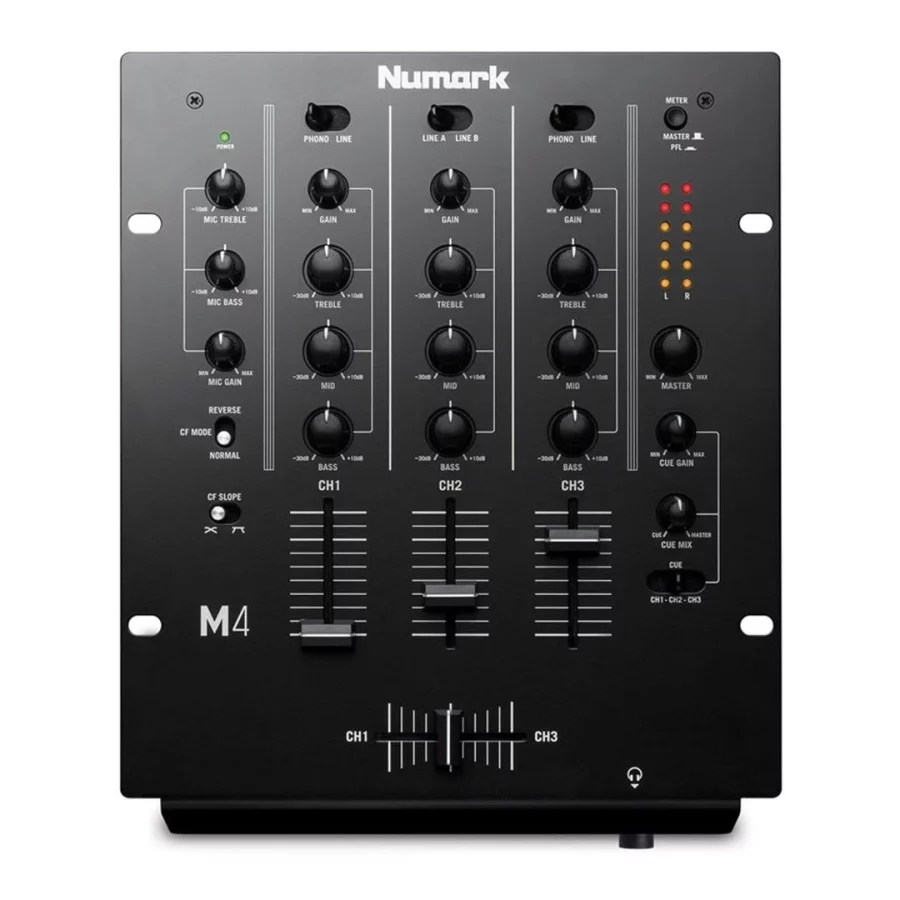 Numark M4 3 Kanallı DJ Mikseri - Görsel 2