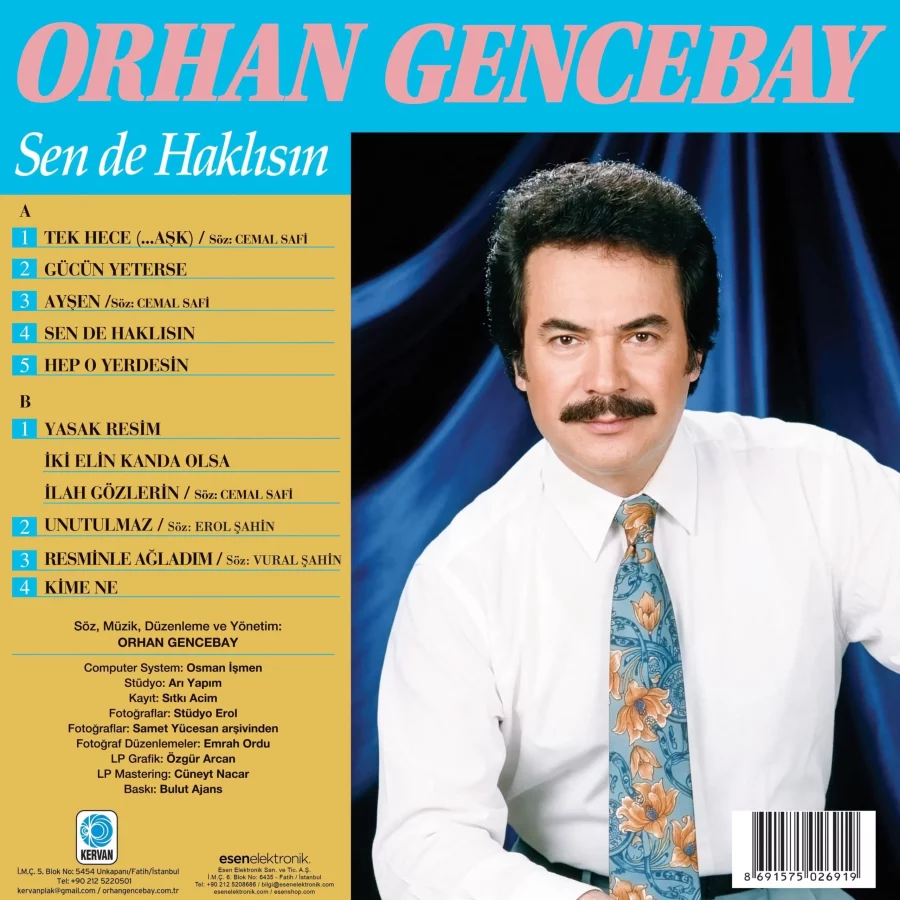 Orhan Gencebay - Sen De Haklısın (Plak) - Görsel 2