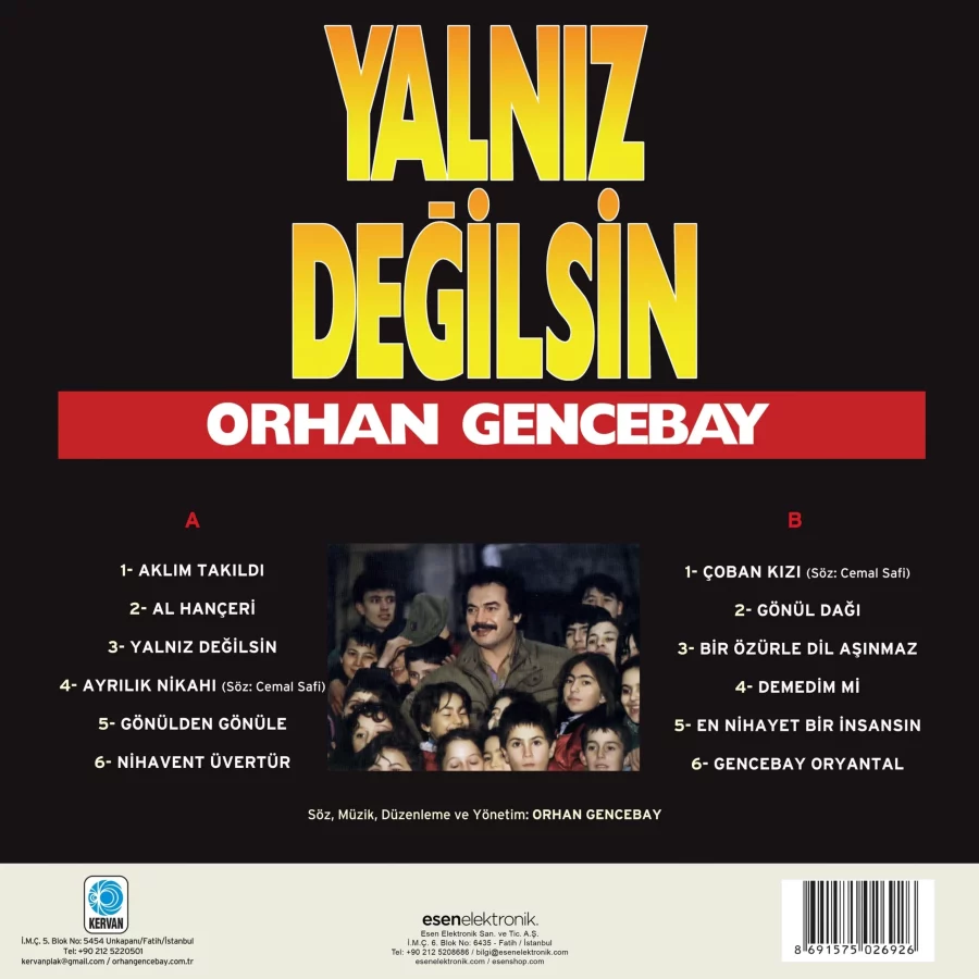 Orhan Gencebay - Yalnız Değilsin (Plak) - Görsel 2