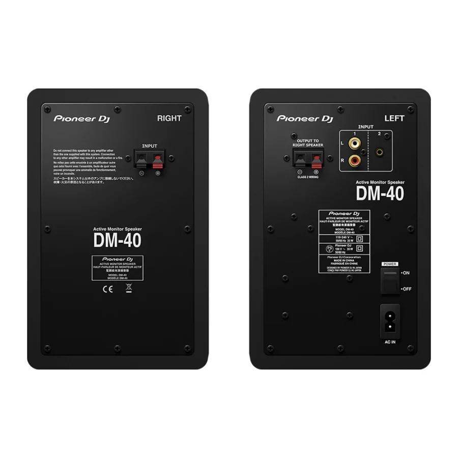 Pioneer DJ DM-40D Stüdyo Monitör Hoparlörü (Çift) - Görsel 3