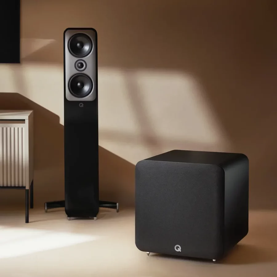Q Acoustics Q SUB 100 Satin Black Aktif Subwoofer - Görsel 2