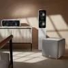 Q Acoustics Q SUB 100 Satin White Aktif Subwoofer - Görsel 2