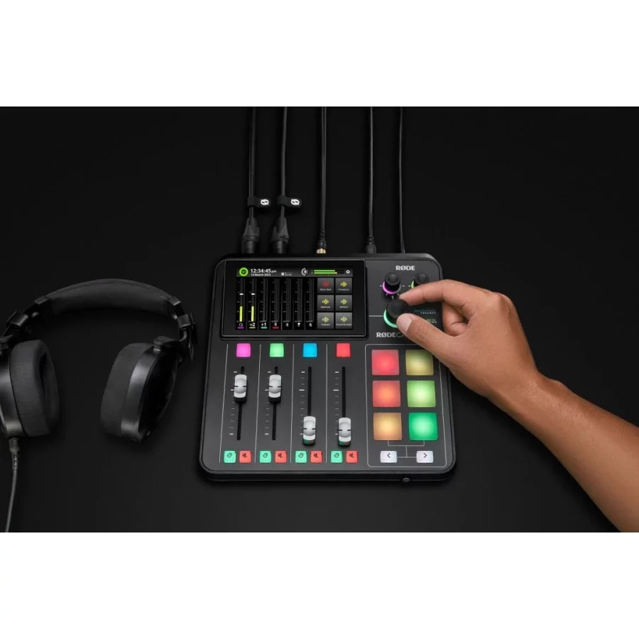 RØDE RØDECaster Duo Siyah Podcast Mikseri - Görsel 6