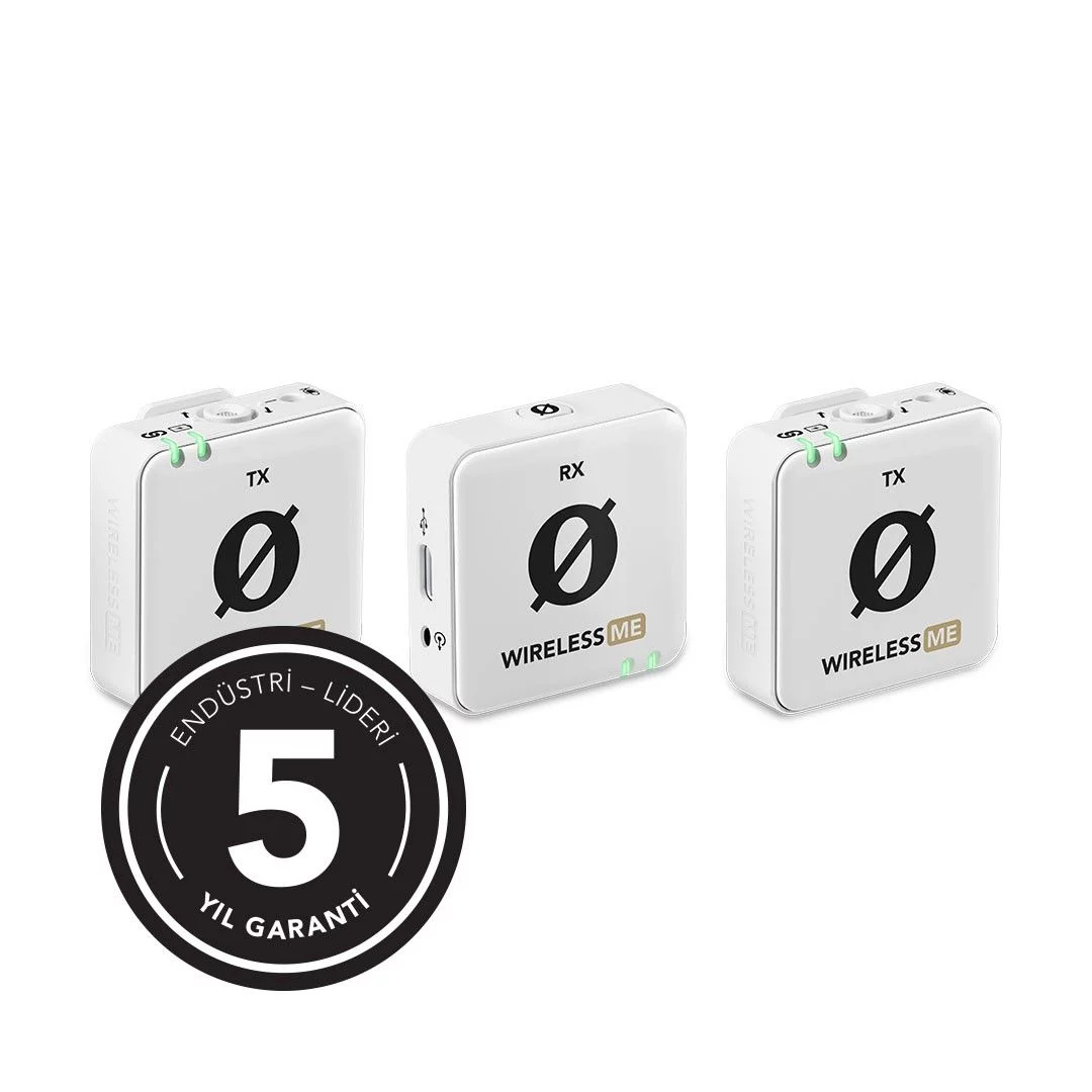 rode-wireless-me-dual-beyaz-kablosuz-mikrofon-sistemi RØDE Wireless ME Dual Beyaz Kablosuz Mikrofon Sistemi - Görsel 1