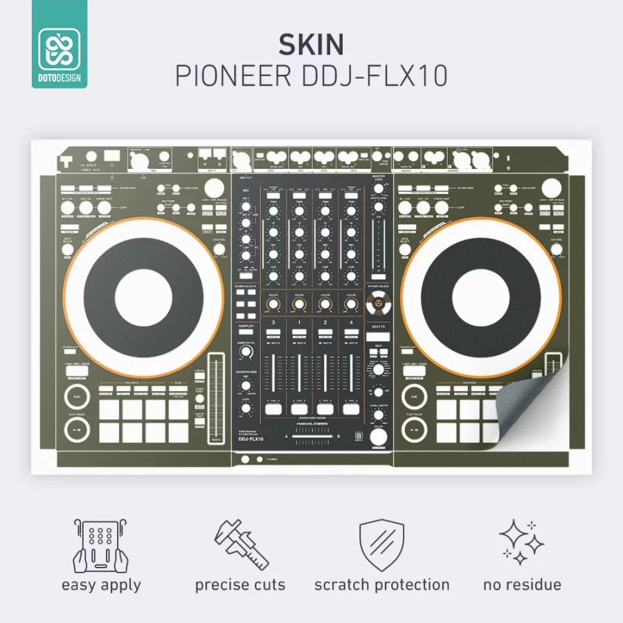 Doto Design Skin DDJ-FLX10 Urban Jungle - Görsel 2