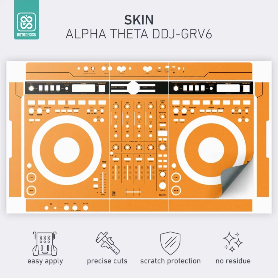 Doto Design Skin DDJ-GRV6 Sunset Orange - Görsel 2