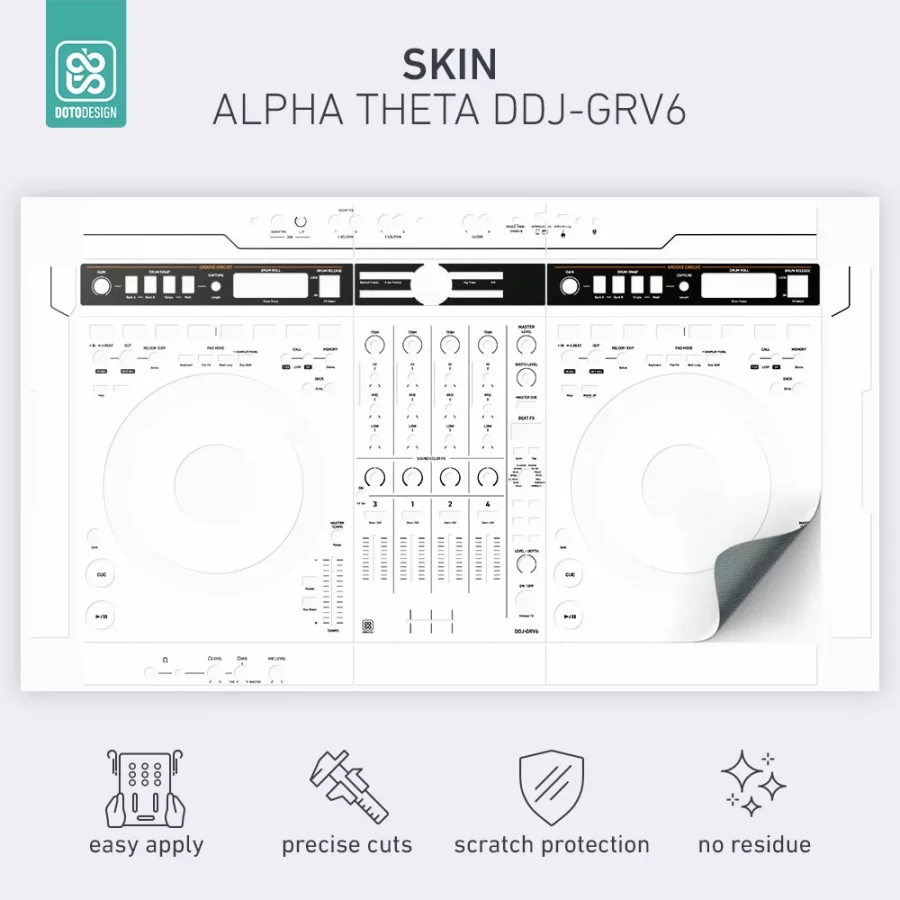 Doto Design Skin DDJ-GRV6 White - Görsel 2