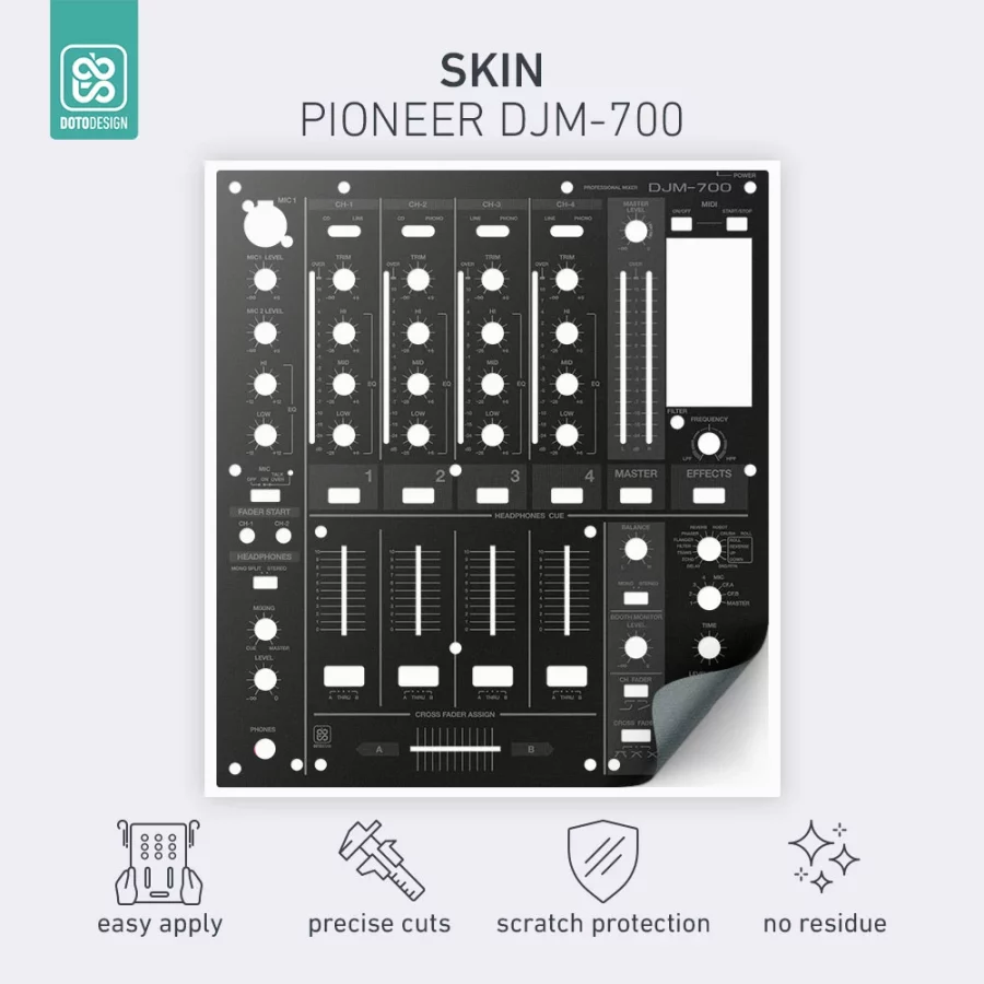 Doto Design Skin DJM-700 Night Black - Görsel 2