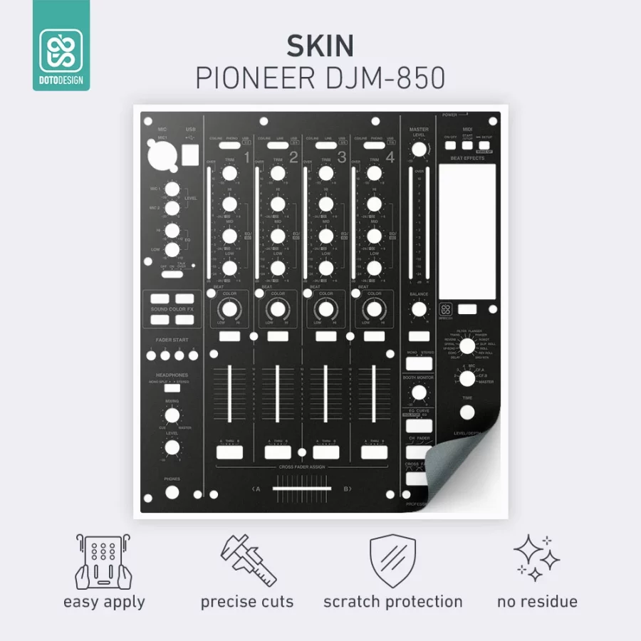 Doto Design Skin DJM-850 Night Black - Görsel 2