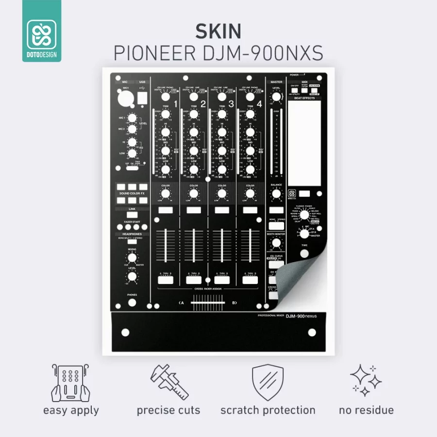 Doto Design Skin DJM-900NXS Black - Görsel 2