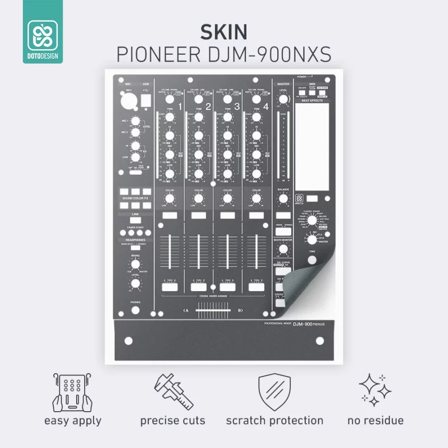 Doto Design Skin DJM-900NXS Graphite Grey - Görsel 2