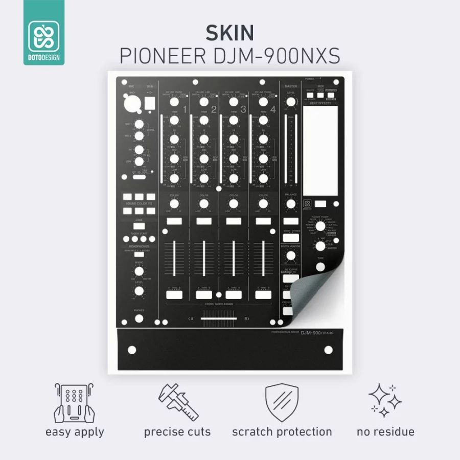 Doto Design Skin DJM-900NXS Night Black - Görsel 2