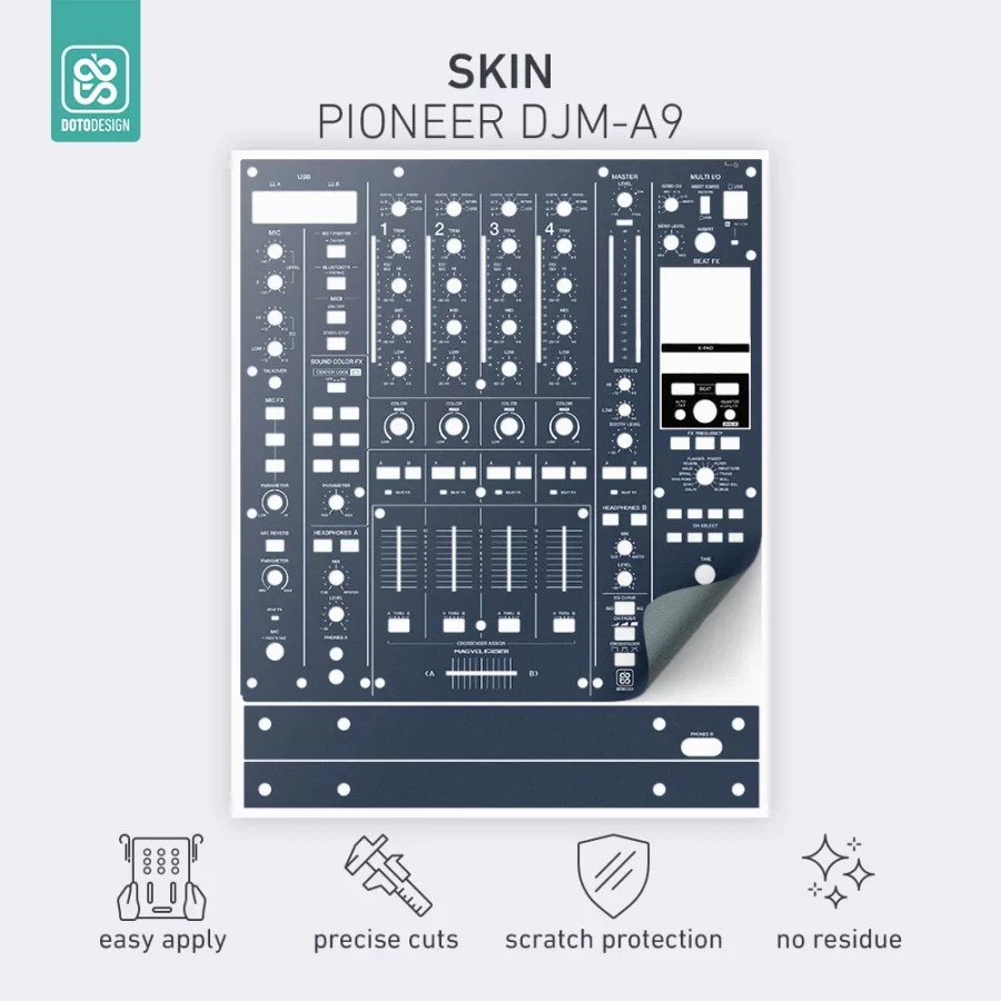 Doto Design Skin DJM-A9 Midnight Blue - Görsel 2