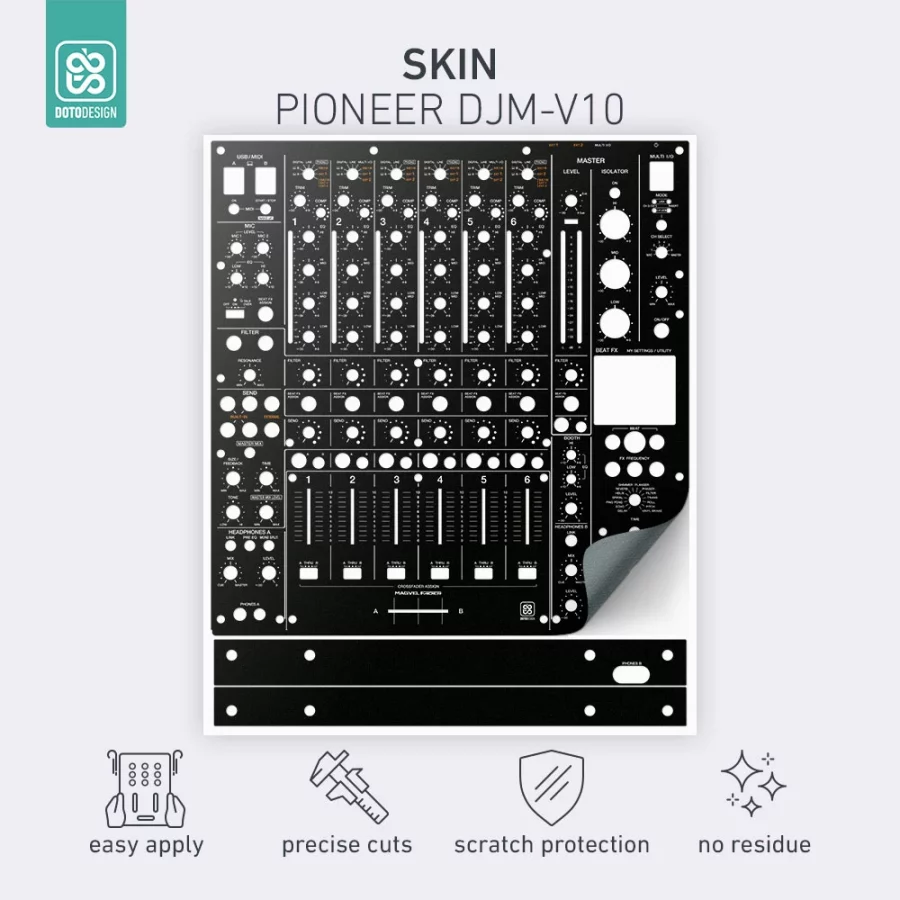 Doto Design Skin DJM-V10 Black - Görsel 2