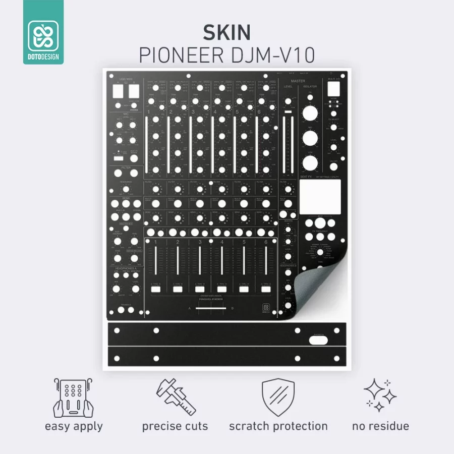 Doto Design Skin DJM-V10 Night Black - Görsel 2