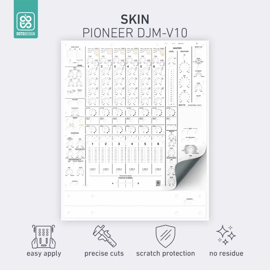Doto Design Skin DJM-V10 White - Görsel 2