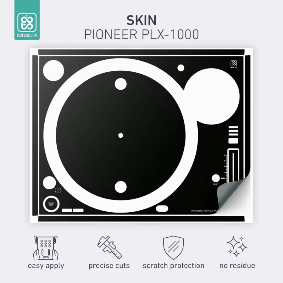Doto Design Skin PLX-1000 Black Çift - Görsel 2