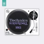 Doto Design Skin SL-1200 MK5 Day White Çift