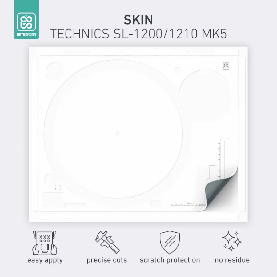 Doto Design Skin SL-1200 MK5 Day White Çift - Görsel 2