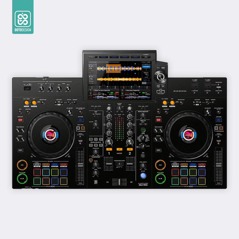 doto-design-skin-xdj-rx3-black Doto Design Skin XDJ-RX3 Black - Görsel 1