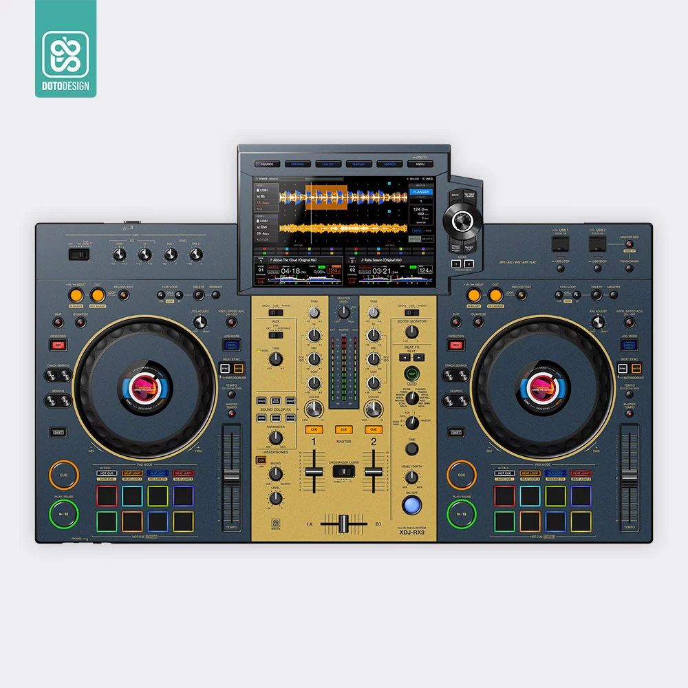 doto-design-skin-xdj-rx3-naval Doto Design Skin XDJ-RX3 Naval - Görsel 1