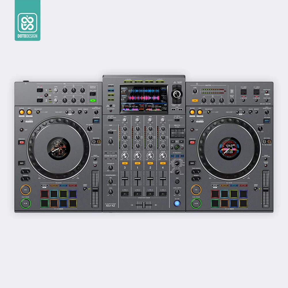 doto-design-skin-xdj-xz-graphite-grey Doto Design Skin XDJ-XZ Graphite Grey - Görsel 1