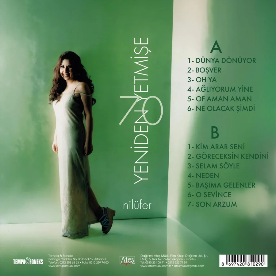 Nilüfer - Yeniden Yetmişe (Renkli Plak) - Görsel 3