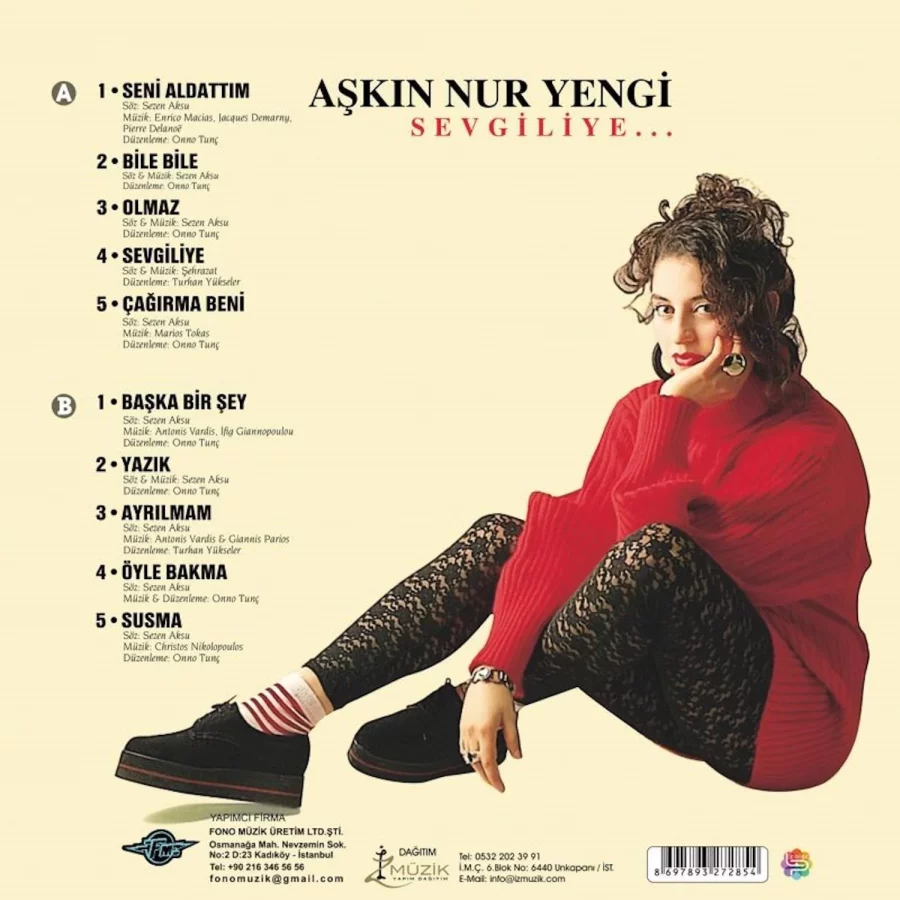 Aşkın Nur Yengi -Sevgiliye (Renkli Plak) - Görsel 2