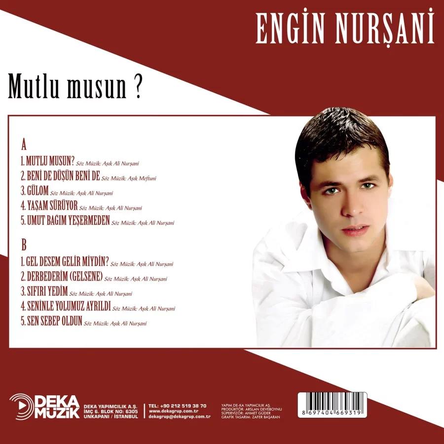 Engin Nurşani - Mutlu Musun? (Plak) - Görsel 2