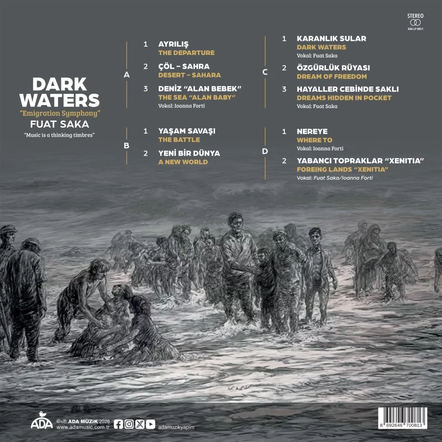 Fuat Saka - Dark Waters ''Emigration Symphony'' (2 Plak) - Görsel 2