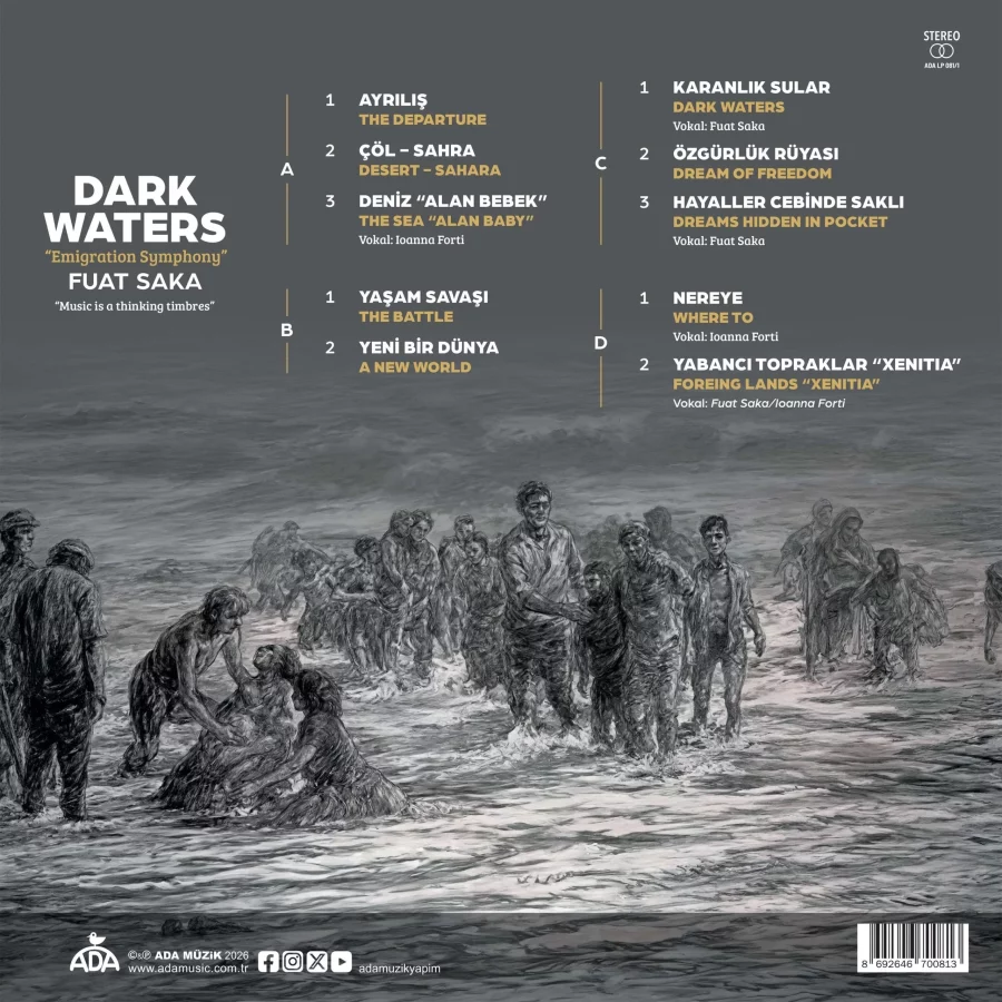 Fuat Saka - Dark Waters ''Emigration Symphony'' (2 Plak) - Görsel 2