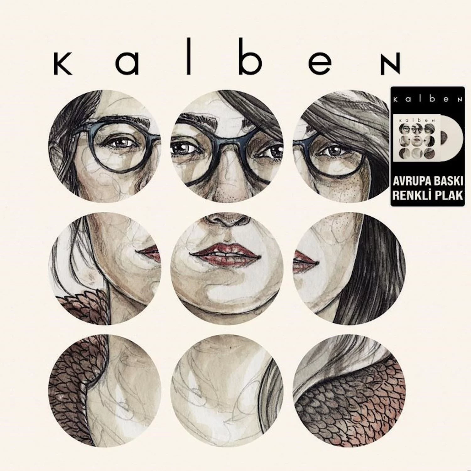 kalben-kalben-renkli-plak Kalben - Kalben (Renkli Plak) - Görsel 1