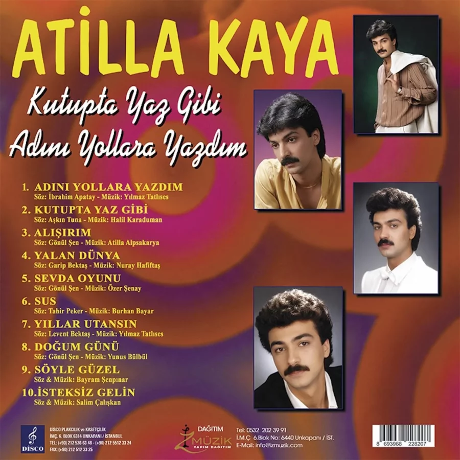 Atilla Kaya - Kutupta Yaz Gibi Best Of (Plak) - Görsel 2