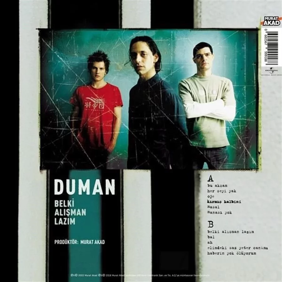 Duman - Belki Alışman Lazım (Yeşil Renkli Plak) - Görsel 2