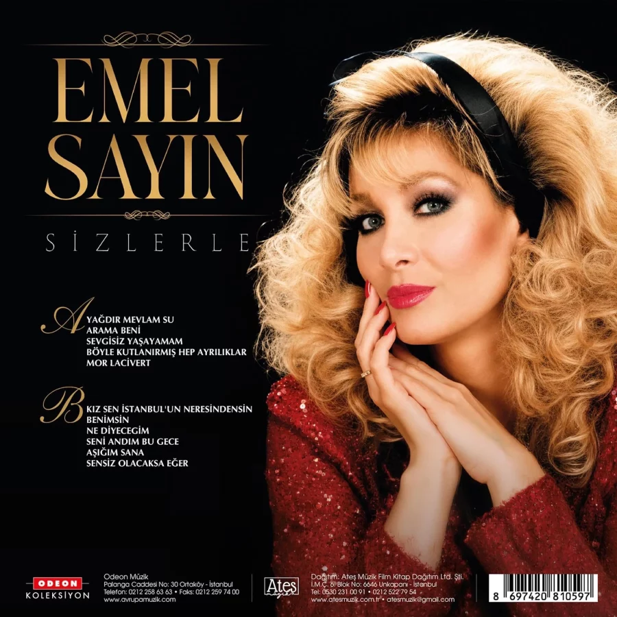 Emel Sayın - Sizlerle / Sevgisiz Yaşayamam (Plak) - Görsel 2