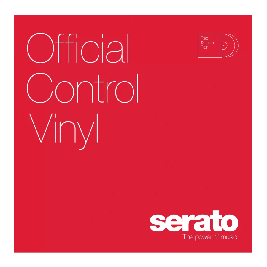 Serato 12″ Control Vinyl Performance Series Red - Görsel 3