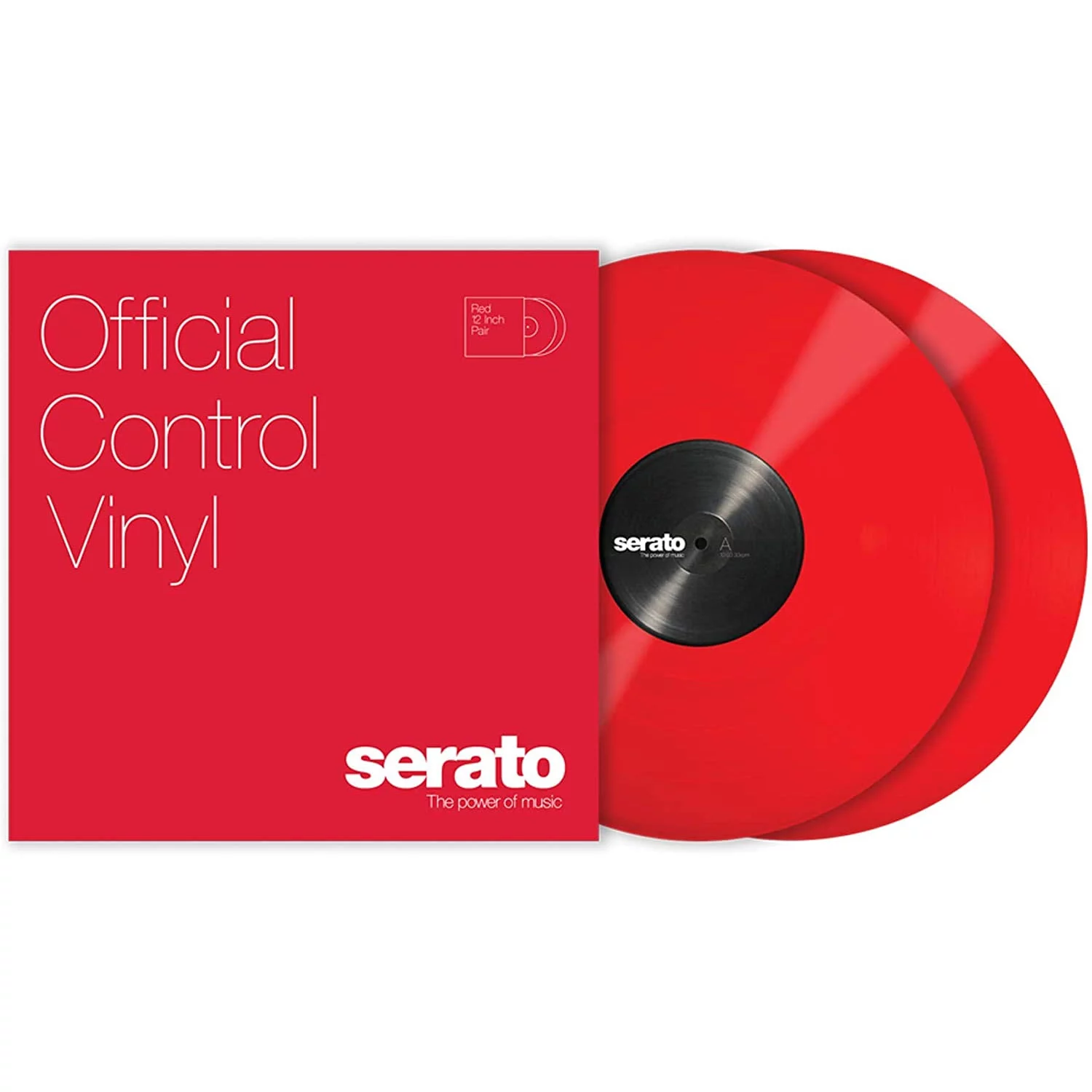 serato-12-control-vinyl-performance-series-red Serato 12″ Control Vinyl Performance Series Red - Görsel 1