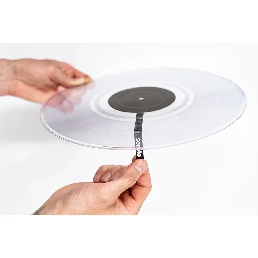 Serato Sticker Lock 2x12" Control Vinyl Clear - Görsel 2