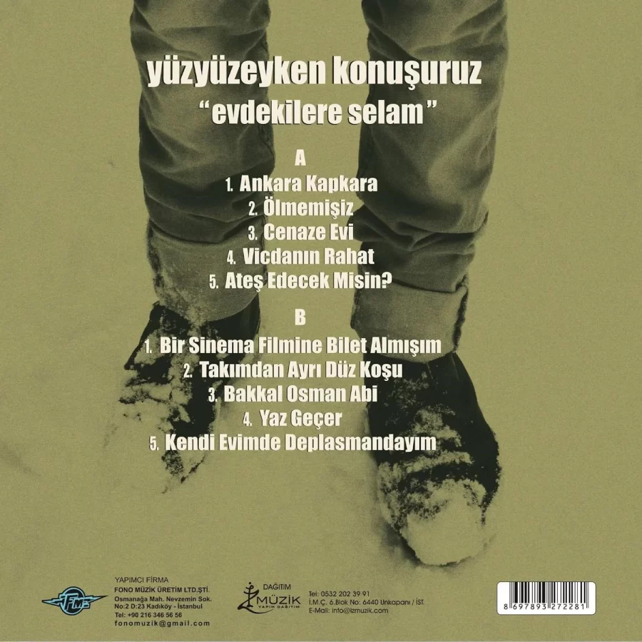 Yüzyüzeyken Konuşuruz - Evdekilere Selam (Plak) - Görsel 2