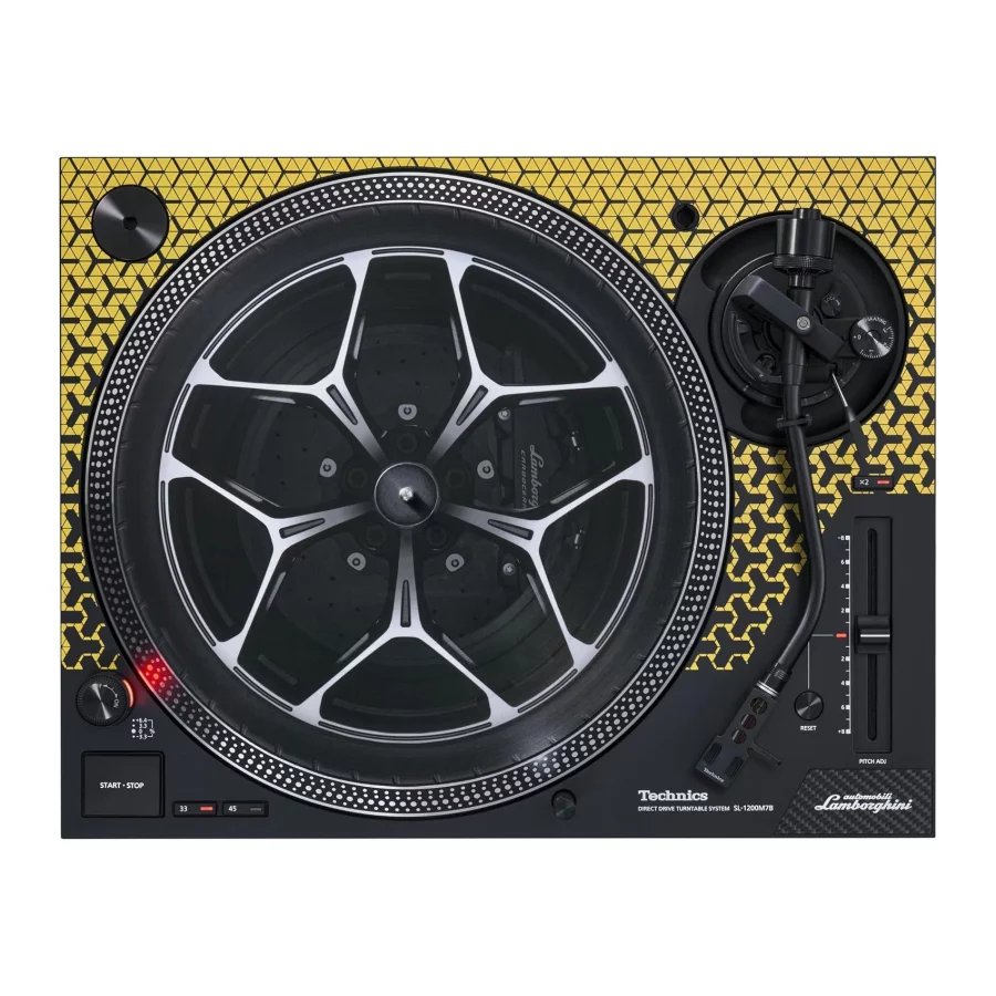 Technics SL-1200M7BEY Lamborghini Sarı Pikap - Görsel 4