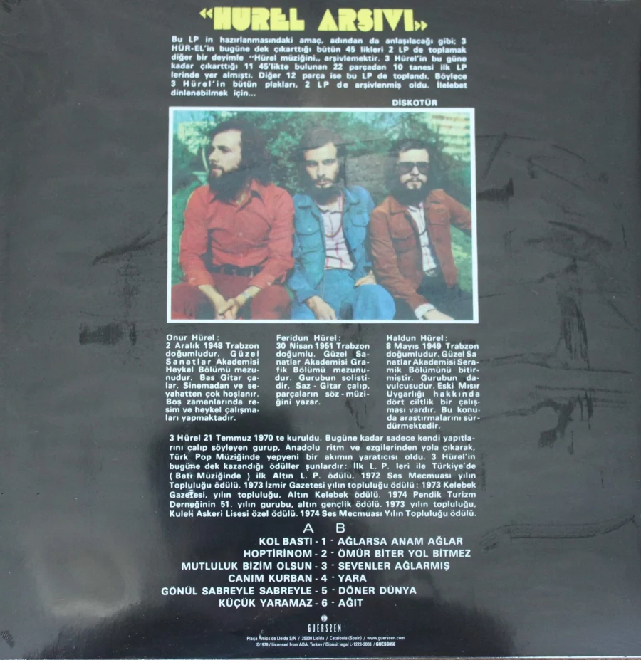 3 Hür-El Hürel Arşivi - Plak