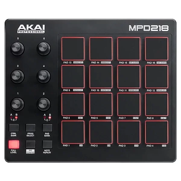 Akai Professional MPD218 USB Pad Kontrolcüsü Akai Professional MPD218 USB Pad Kontrolcüsü