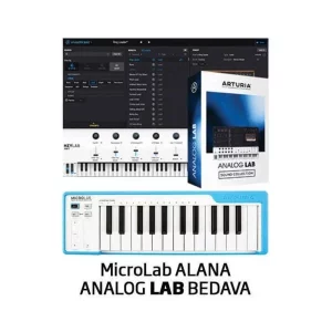 Arturia MicroLab 25 Tuş Taşınabilir MIDI Klavye Mavi