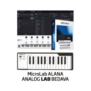 Arturia MicroLab 25 Tuş Taşınabilir MIDI Klavye Siyah