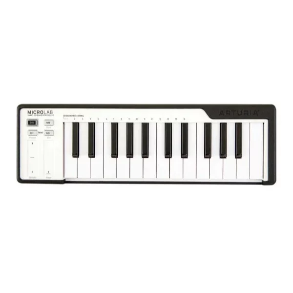Arturia MicroLab 25 Tuş Taşınabilir MIDI Klavye Siyah Arturia MicroLab 25 Tuş Taşınabilir MIDI Klavye Siyah