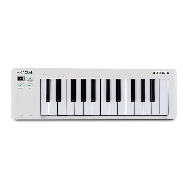 Arturia MicroLab Mk3 25 Tuşlu MIDI Klavye Beyaz Arturia MicroLab Mk3 25 Tuşlu MIDI Klavye Beyaz