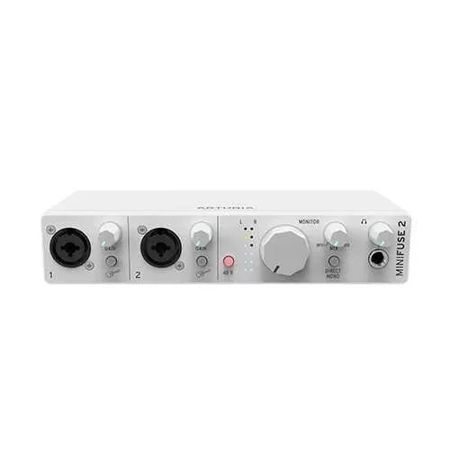 Arturia MiniFuse 2 USB-C Ses Kartı Beyaz Arturia MiniFuse 2 USB-C Ses Kartı Beyaz