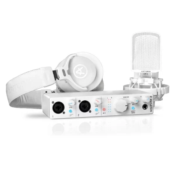 Arturia MiniFuse Recording Pack Kayıt Seti Beyaz Arturia MiniFuse Recording Pack Kayıt Seti Beyaz